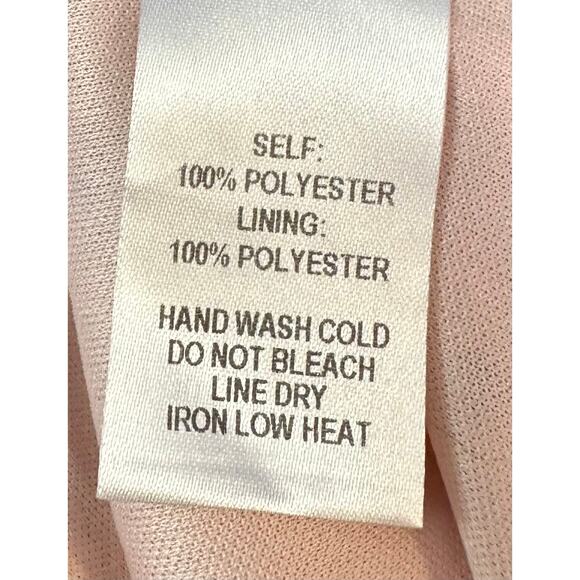 Lulus Fowler Blush Pink Floral Print Wrap Dress Size S Flutter Split Sleeve - Picture 13 of 13